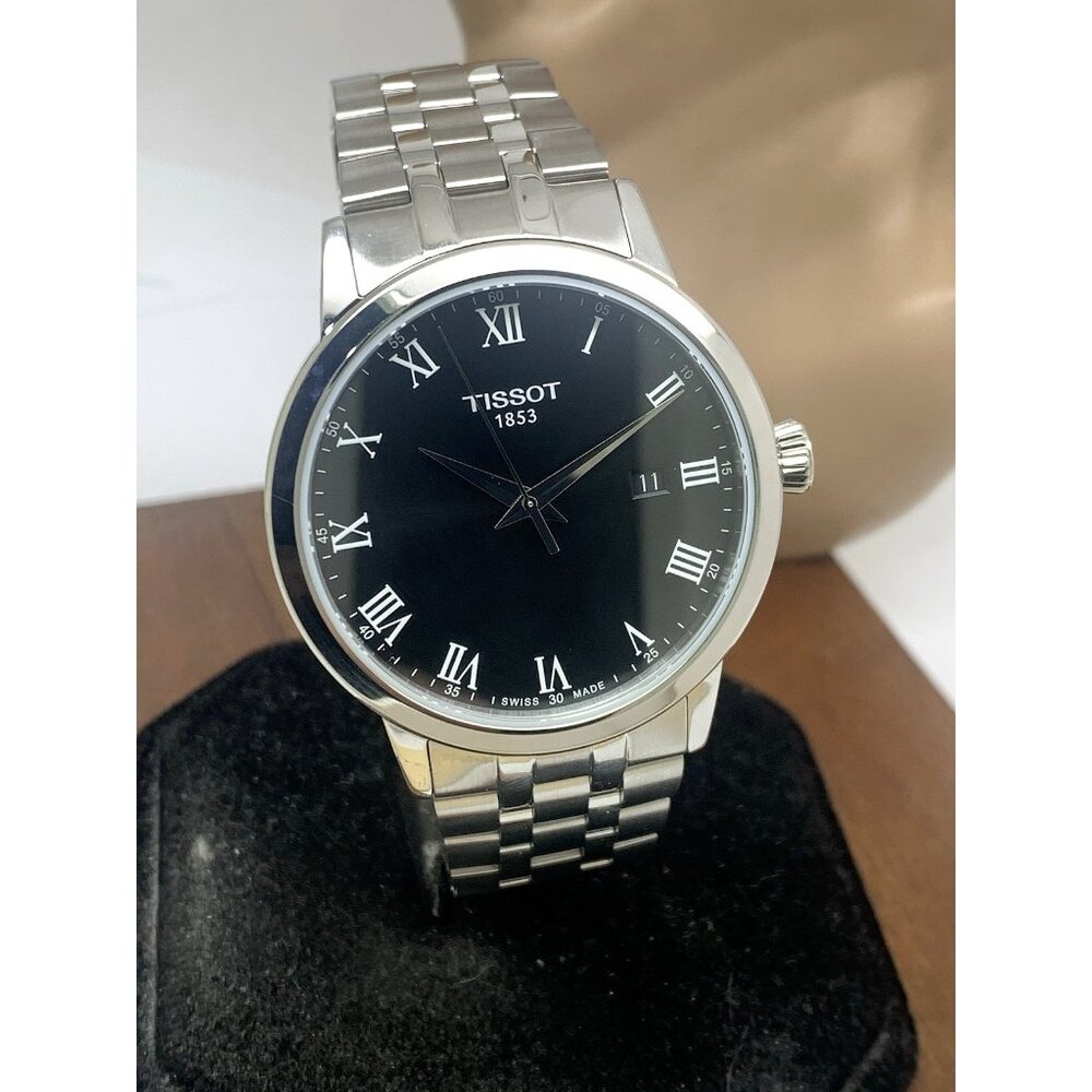 Tissot Men's Watch Swiss Quartz Black Dial 42mm Stainless Steel T1294101105300